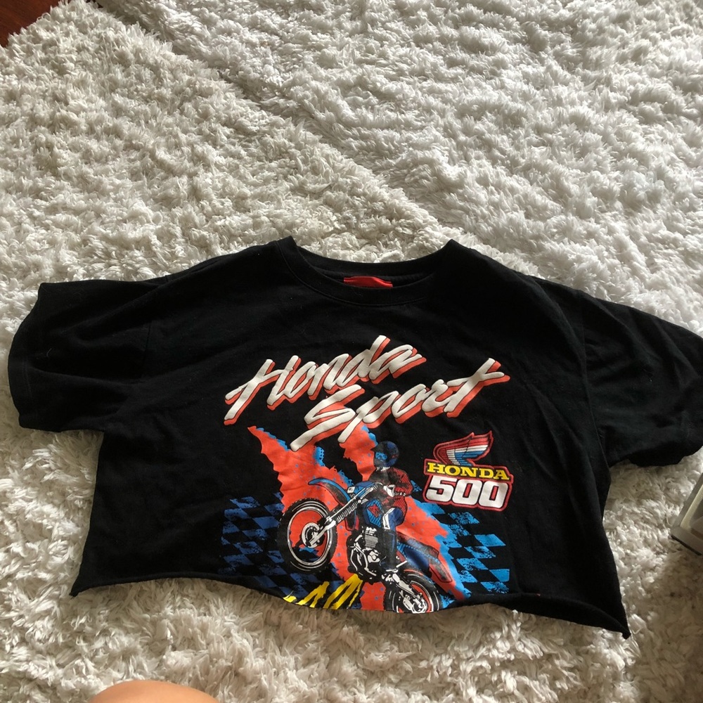 Cropped “Honda Sport” Tee